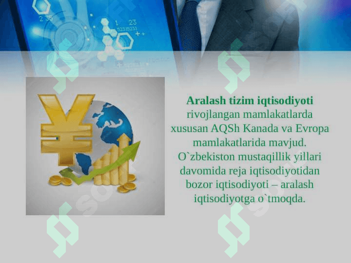 Iqtisodiyotda amaliy dasturiy ta'minotning o’rni va ahamiyati 7