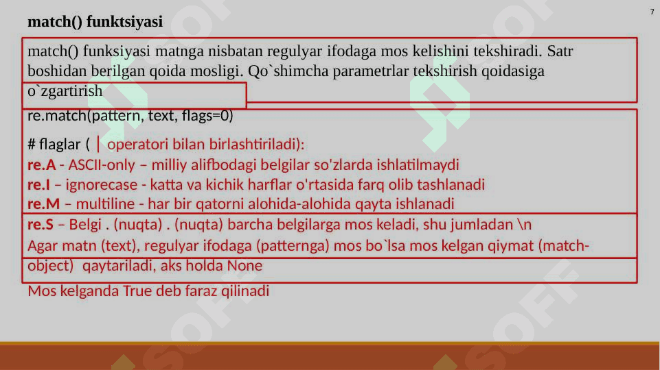 Regulyar ifodalar 7