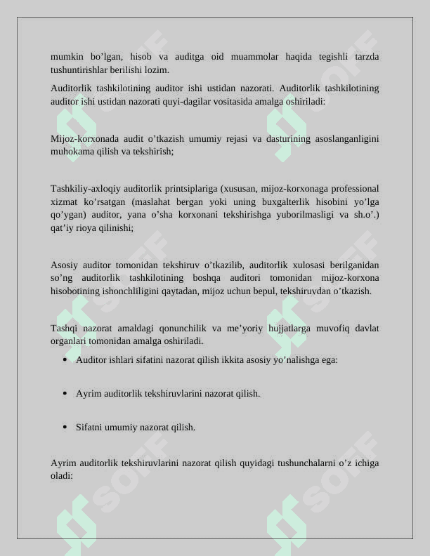 Auditor ishi sifatini nazorat qilish 4