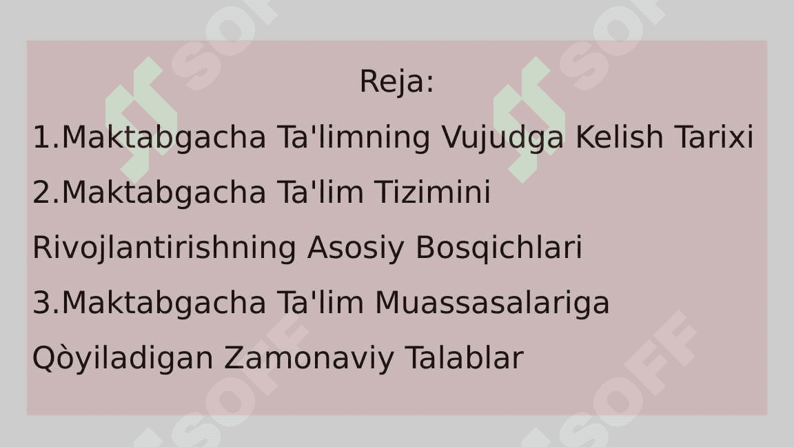 Òzbekistonda Ijtimoiy Maktabgacha Ta'lim: Tarix va Taraqqiyot 2