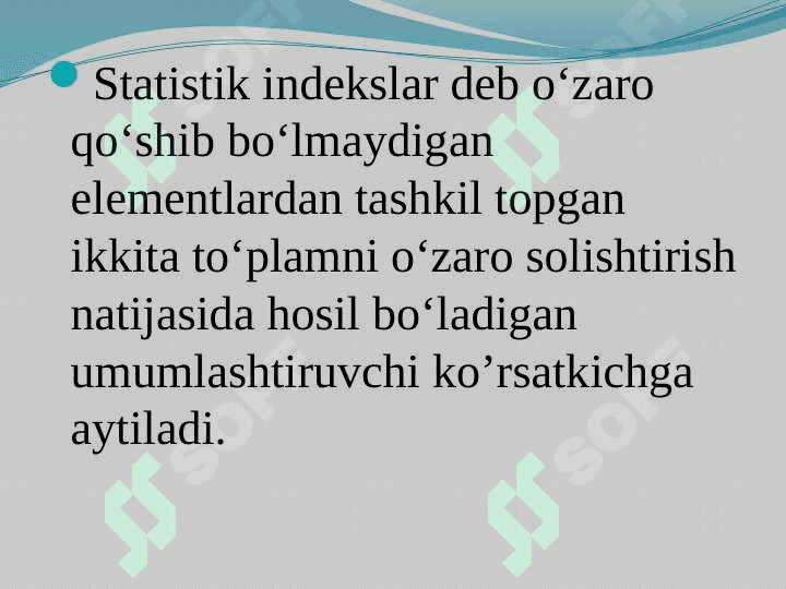 IQTISODIY INDEKSLAR 4