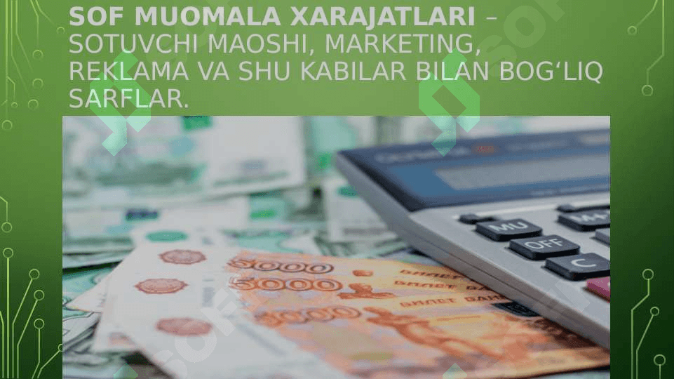 KORXONA XARAJATLARI 4