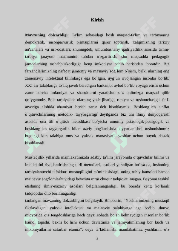 BOSHLANG’ICH SINFLARDA BAYON YOZISHGA O’RGATISH. 3