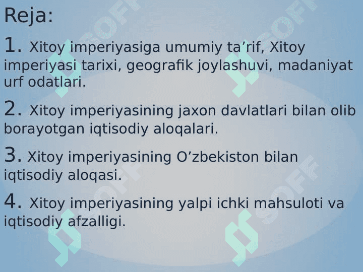 Xitoy  imperiyasi 2