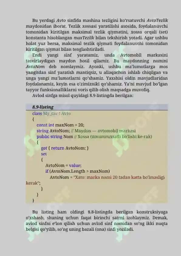 c# dasturlash tili 2
