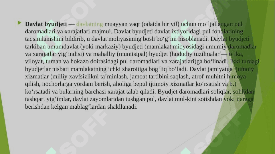 budjet tasnifi 3