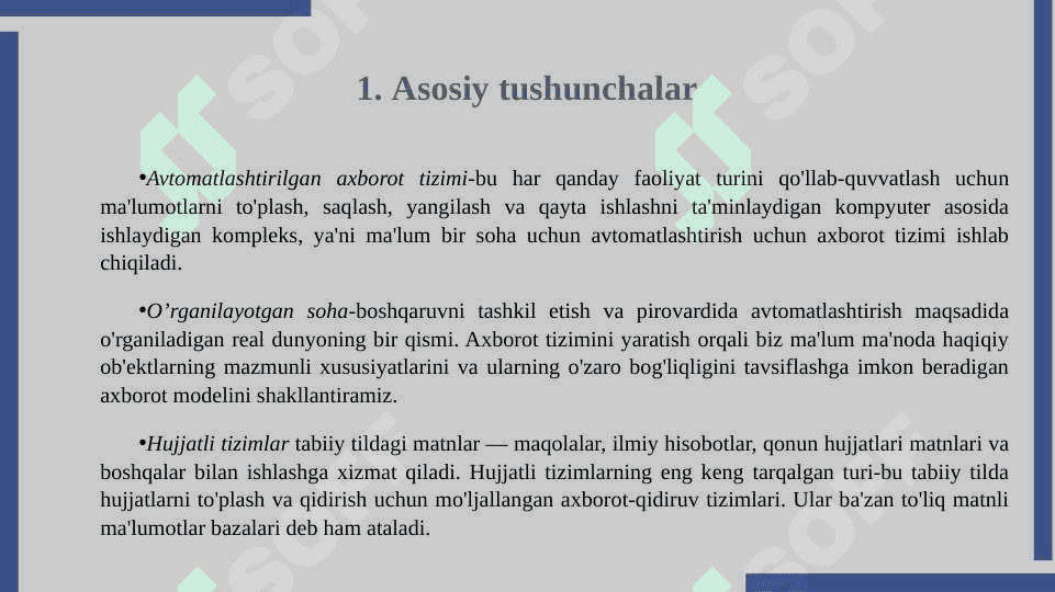 BERILGANLAR BAZASINING NAZARIY ASOSLARI 5
