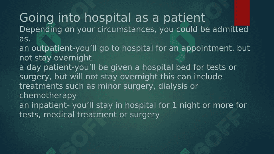 Hospital admissions 4