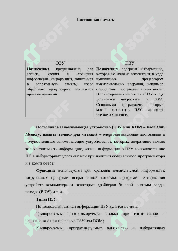 Постоянная память 4