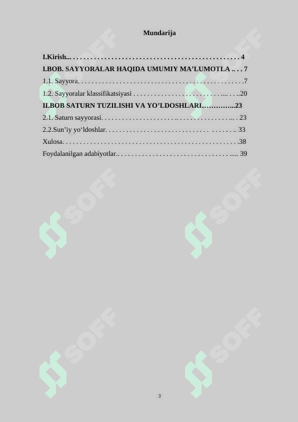 “Saturn sayyorasi” 3