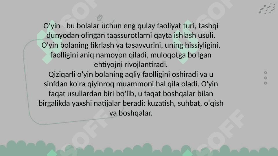 METOD YOKI DIDAKTIK O'YIN JIHOZLARI 2