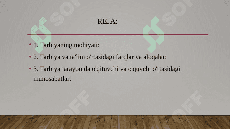 Pedagogik jarayonda tarbiyaning mohiyati 2
