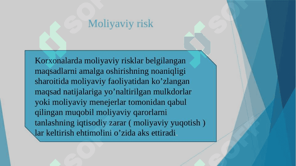 Moliyaviy risklarni boshqarish 2