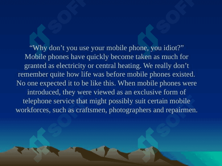 HOW HAS THE MOBILE PHONE CHANGED THE WORLD 3