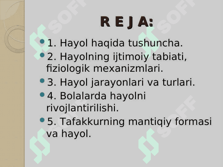 Hayol va uning turlari 2