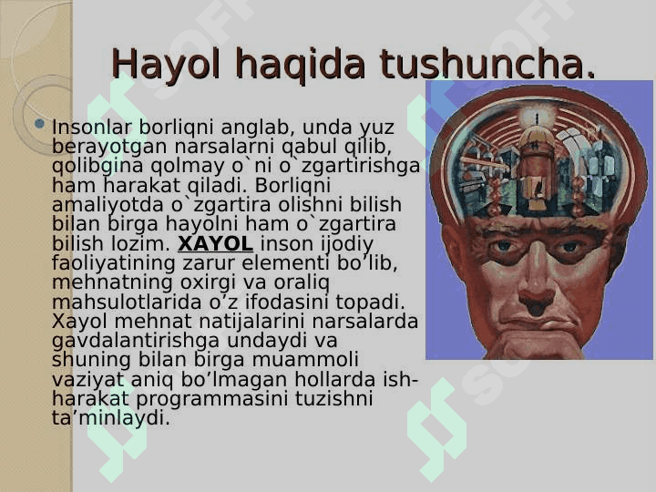 Hayol va uning turlari 3