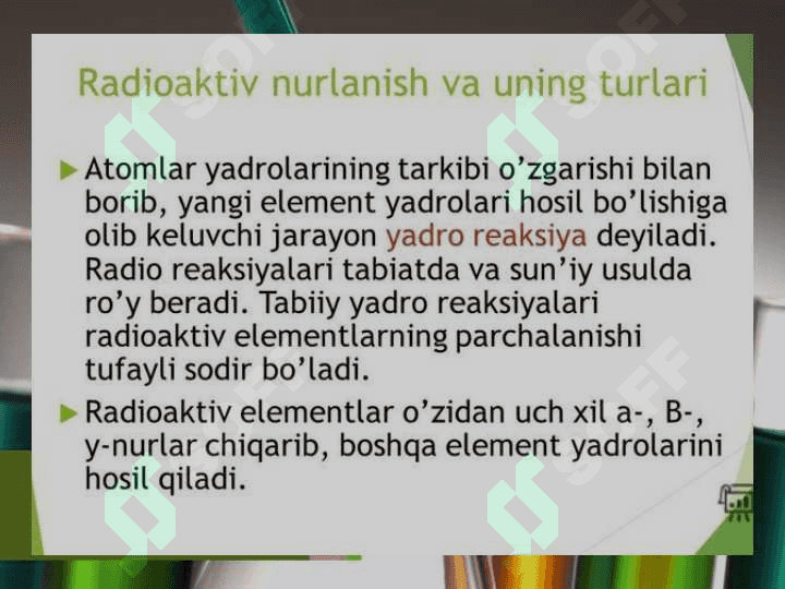 YADRO KIMYOSI UNINIG TABIATDAGI AHAMIYATI. 3