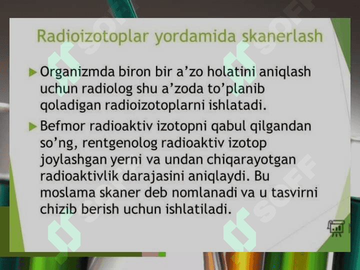 YADRO KIMYOSI UNINIG TABIATDAGI AHAMIYATI. 7