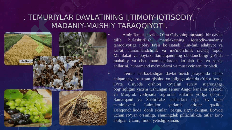 Temuriylar davlatchiligida soliq tizimi 4