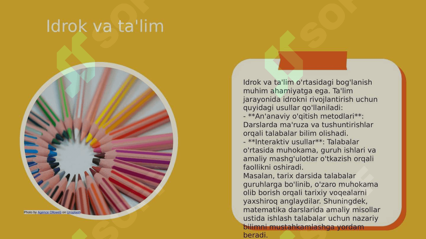 Idrok tushunchasi 6