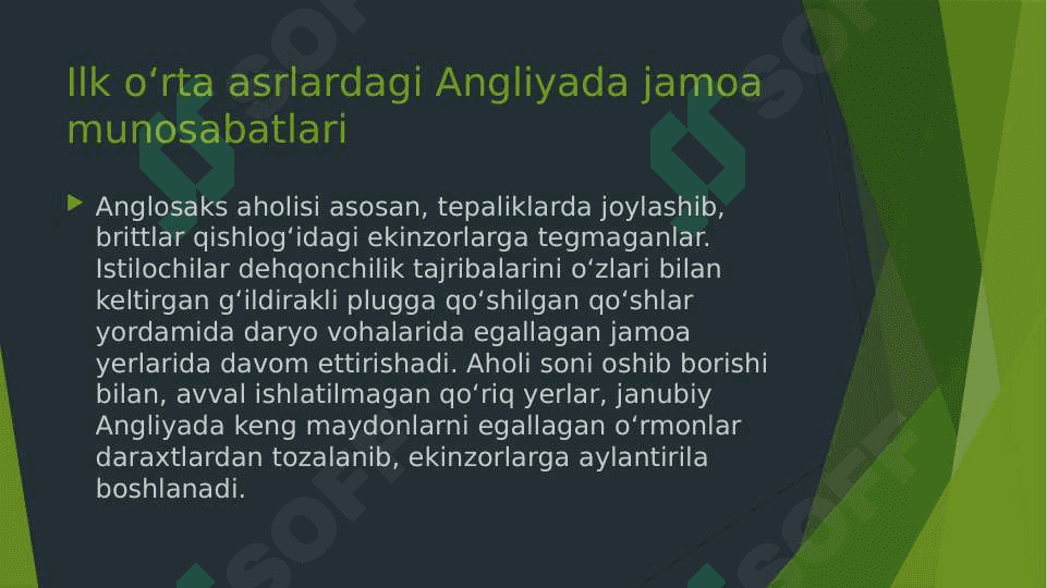 Ilk o'rta asrlarda Angliya 8