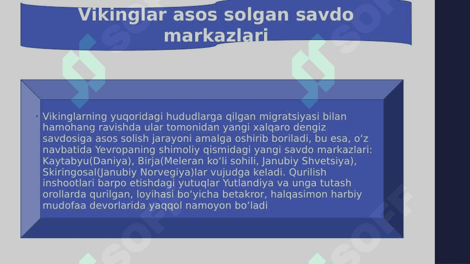 IX-XI asrlarda Shimoliy Yevropa 6
