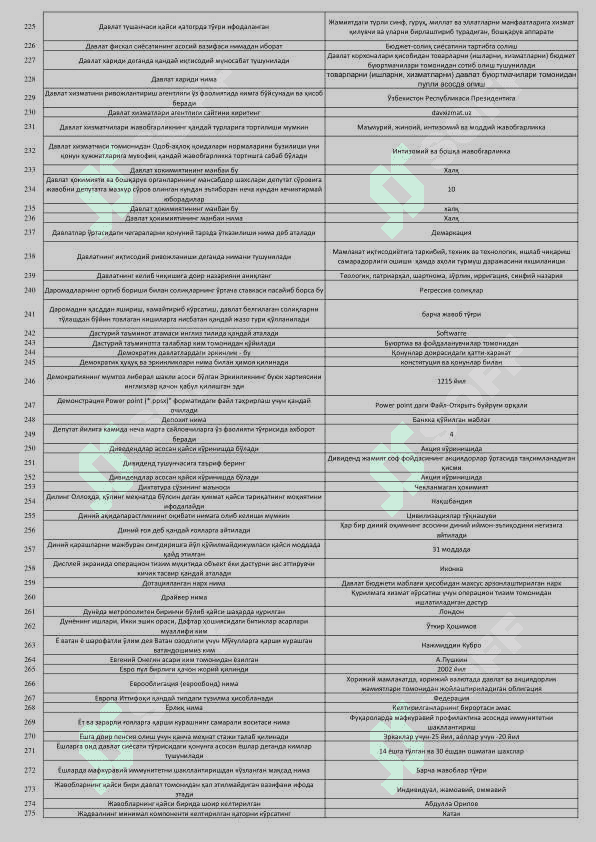 yangi argos test savollari va javoblari docx 6