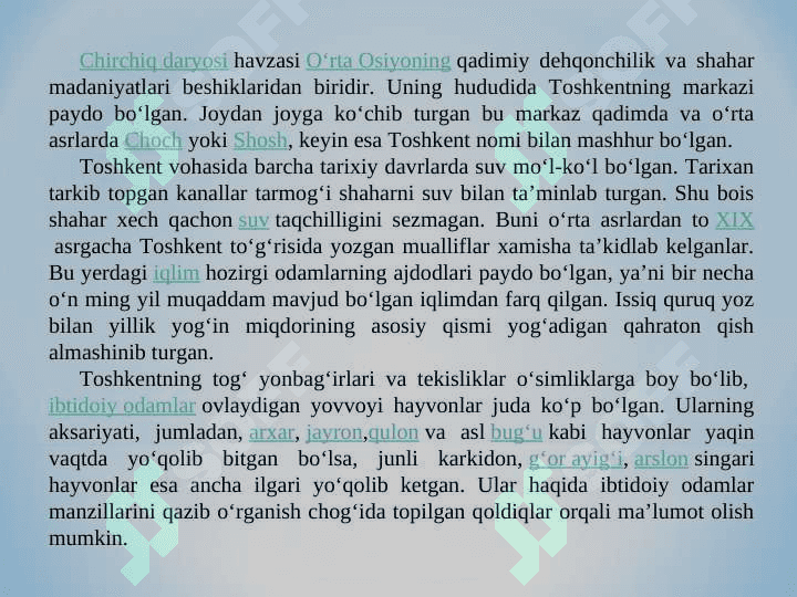 Toshkent – O'zbekistonning poytaxti 4