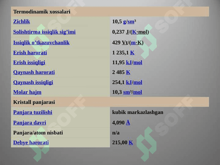 OLTIN VA KUMUSH ELEMENTLARI. 4