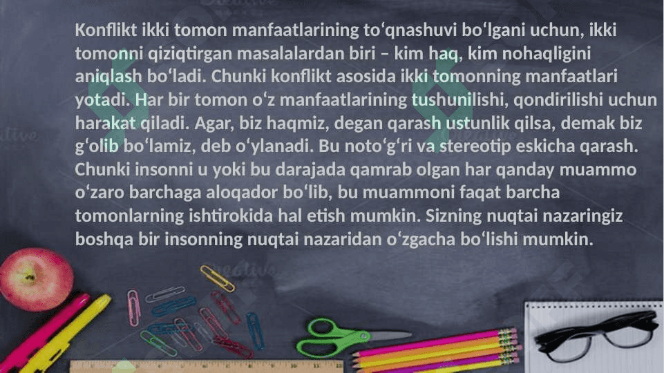 KONFLIKTLAR YECHIMI 2