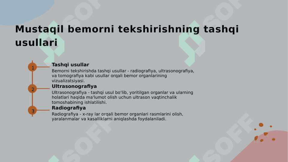 Bemorni mustaqil ko‘zdan kechirish 6
