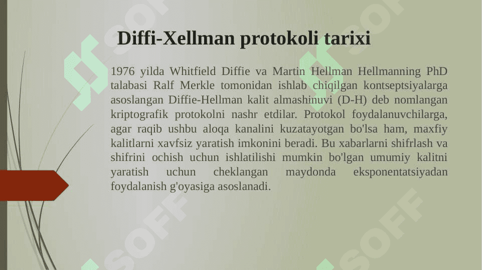 Diffi-Xellman protokoli  pptx 3