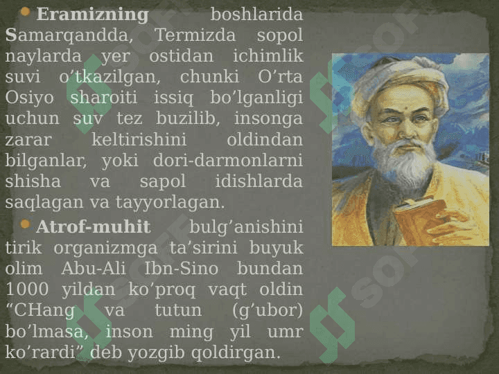 EKOLOGIYANING BOSH VAZIFASI 4