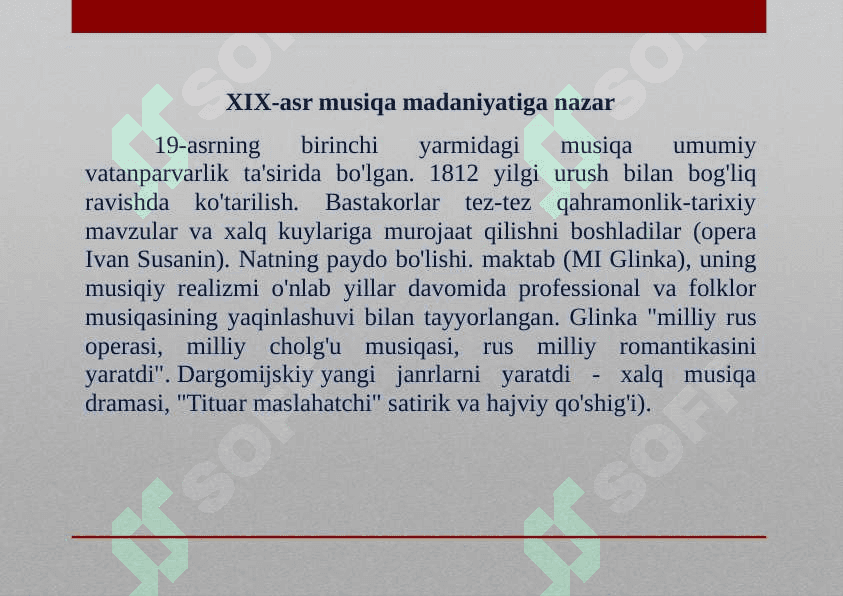 XIX- asrdagi rus romanslari 2