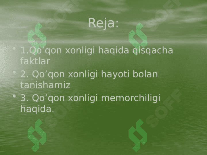 Qoʻqon xonligi memorchiligi 2