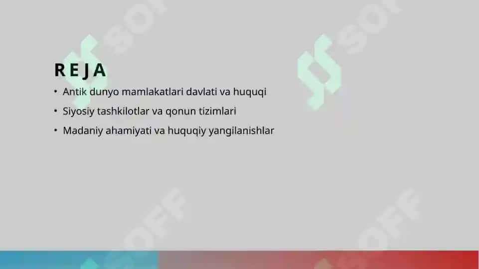 Antik dunyo mamlakatlari davlati va huquqi 2