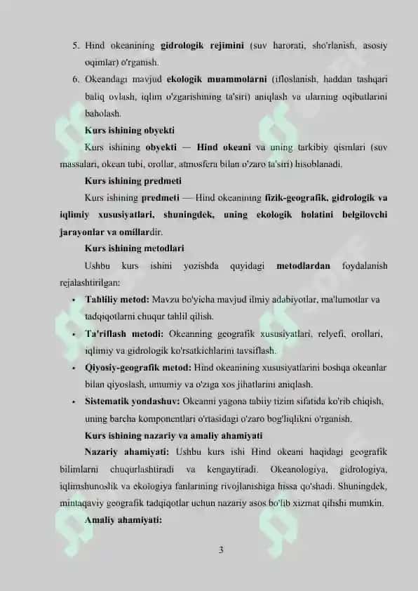 Hind okeani haqida umumiy ma'lumot 3