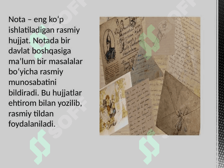 Diplomatik yozishmalar 3