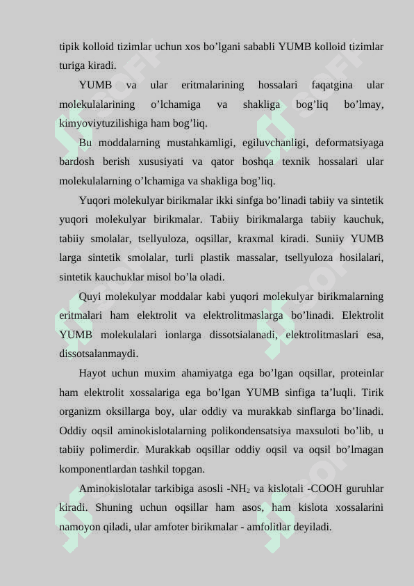 Kalloid eritmalar olinishi va xossalari 8