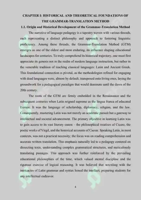 The Grammar-Translation Method 6