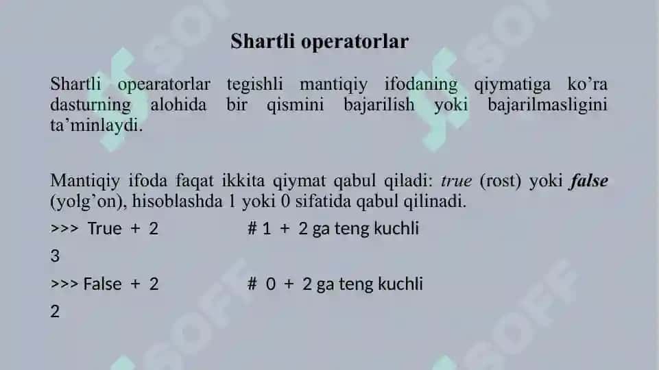 4-dars. Python dasturlashning asosiy elementlari 8