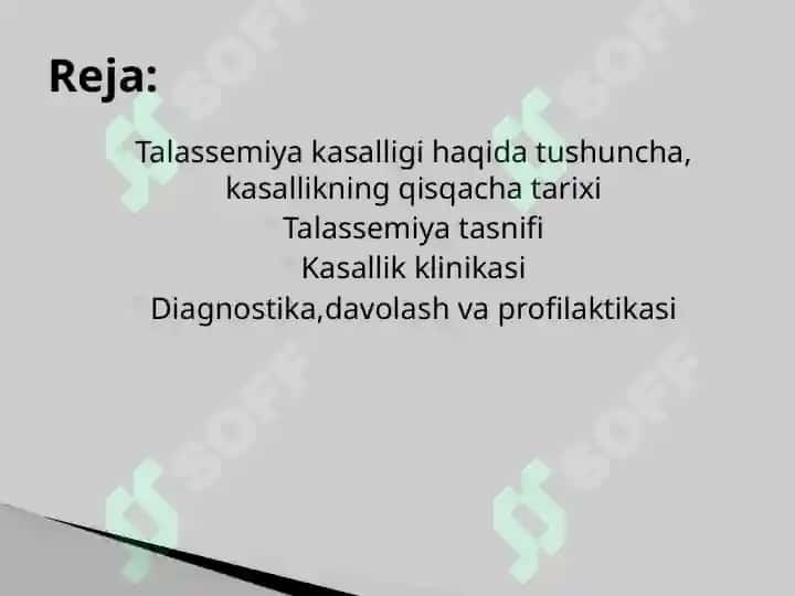 Talassemiya laborator diagnostikasi 2
