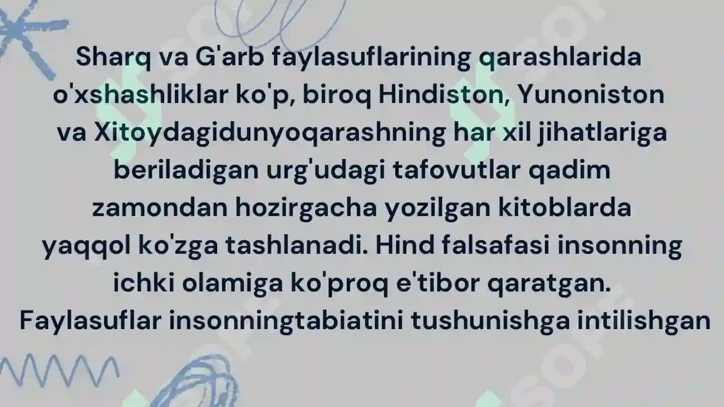 Inson falsafasi. Ontologiya 4