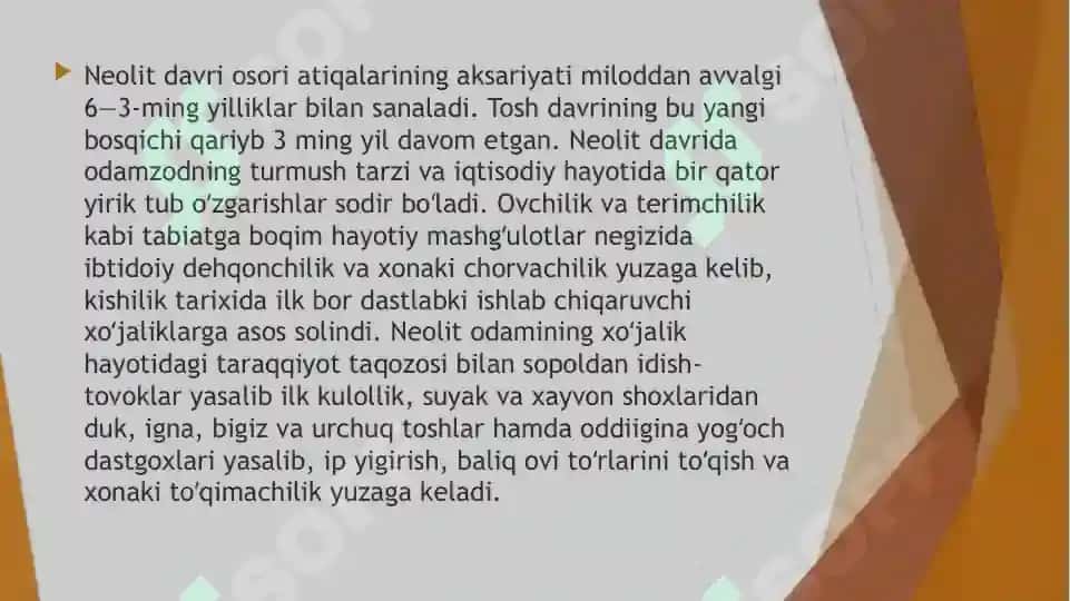 TOSH DAVRI TURAR JOYLARI 2