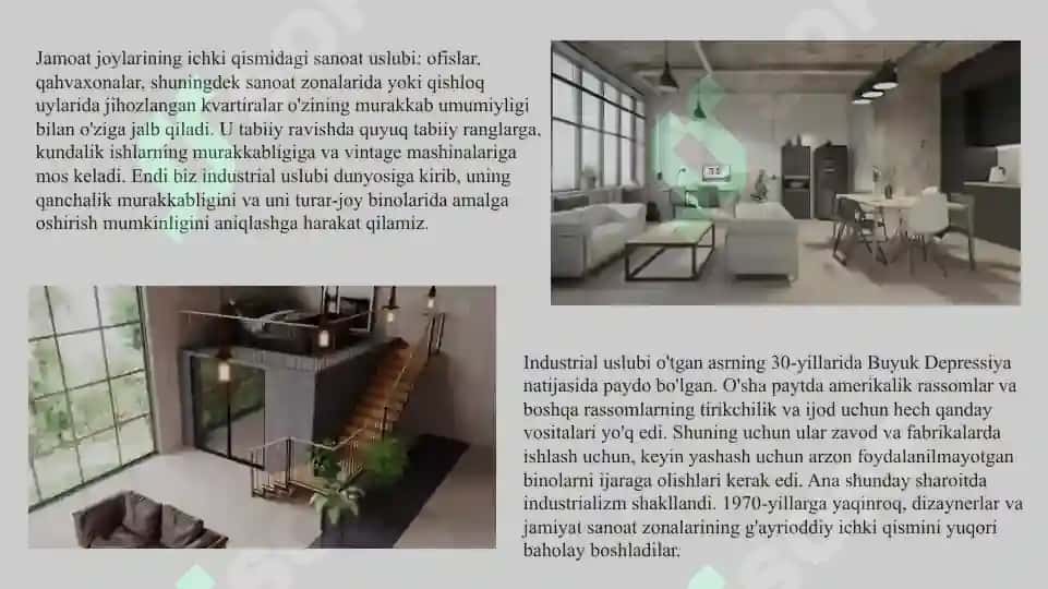 INDUSTRIAL DIZAYN USLUBI 2