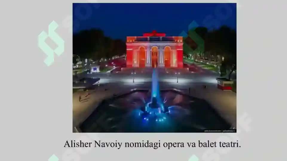 Alisher Navoiy nomidagi opera va balet teatri. 2