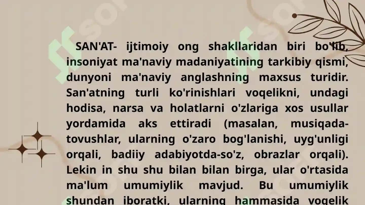 San'at slayd. Falsafada san'at 3