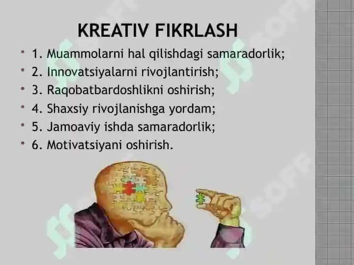 Kreativ fikrlash 5