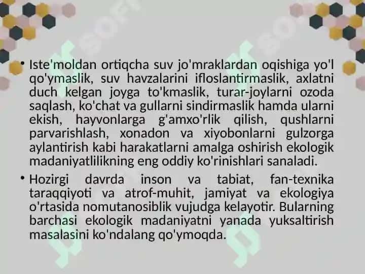 Inson va uning biosferadagi o'rni 5