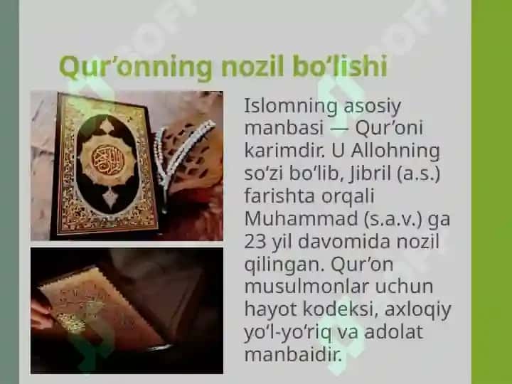 Islom dinining tarixi. 5